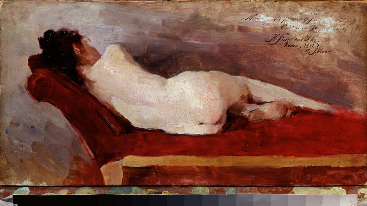 Henryk Siemiradzki - 131, La modella a riposo
